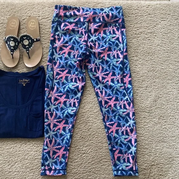 Vineyard Vines Starfish Print Leggings - Picture 6 of 10